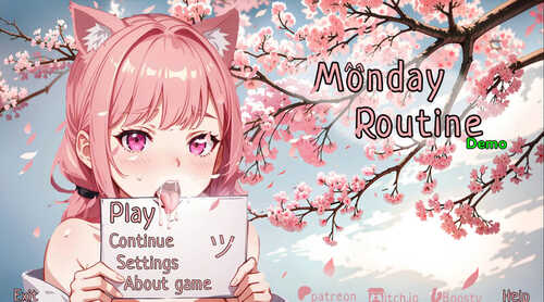 [初始]【日式SLG/动态】周一例行公事（Monday Routine）V0.1.0 汉化中文【PC+安卓-500MB】-第1张图片-萌站