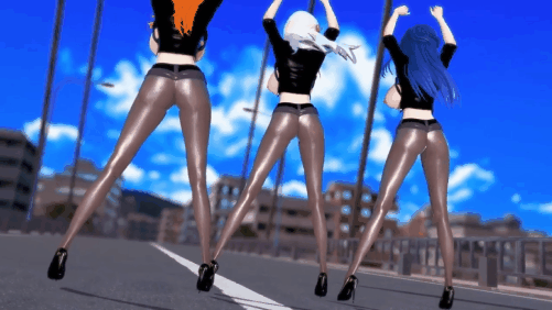 【黑丝制服 巨乳 跳舞 乳摇】新作-星野愛x娜美x艾莉莎 - SHAKE IT-第2张图片-萌站