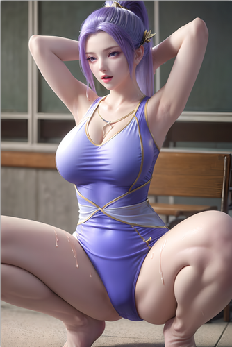 [AI图包/斗破苍穹-韩月-泳装/国漫壁纸4K/18+]高质量精品-第3张图片-萌站