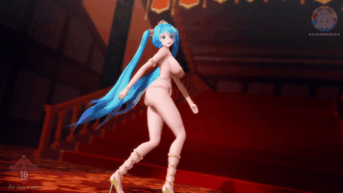 【跳舞 腰振 乳摇】新作-大人ミクでビビデバ - Busty Miku -- Bibbidiba-第2张图片-萌站