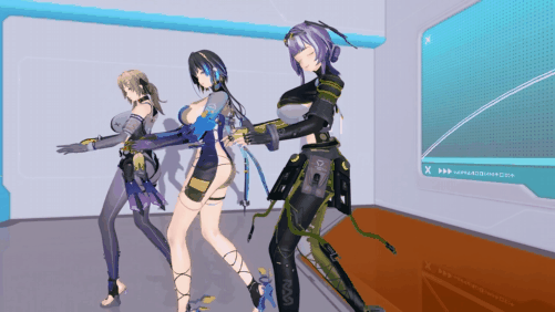 【跳舞 腰振 乳摇】新作-凯茜娅x恩雅x茉莉安 dance-第1张图片-萌站