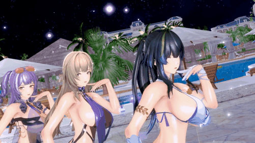【跳舞 腰振 乳摇】新作-凯茜娅x恩雅x茉莉安 dance-第3张图片-萌站