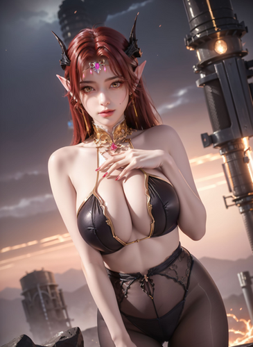 [AI图包/斗破苍穹-妖夜-纳兰嫣然/国漫壁纸4K/18+]高质量精品-第4张图片-萌站