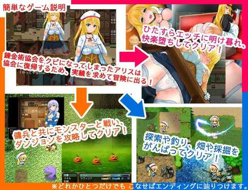 PC/炼金冒险谭~材料当然是要自产自销啦~   #アルケミストクエスト 錬金術の材料はやっぱり精液な冒険RPG v1.0+存档 Steam官方中文版-第3张图片-萌站