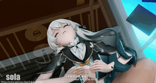 【黑丝 足交 乳交 爆操 喷潮 中出】新作-42.Firefly love 抱歉捏，流萤酱，爷要去当召唤师了🤗-第6张图片-萌站