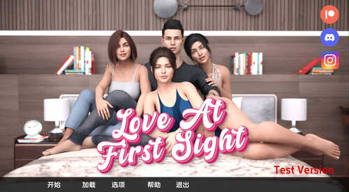 [更新]【欧美SLG/动态/汉化】一见钟情（Love at First Sight）V0.1 汉化中文【PC+安卓-2G】-第1张图片-萌站