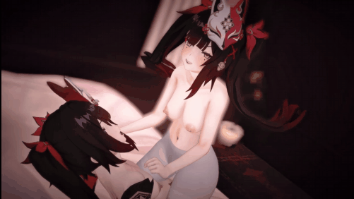 【扶她 巨乳 白丝 舔穴 爆操 喷潮 中出】新作-花火兔子洞futa自交（QOS）-第5张图片-萌站