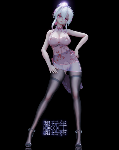 [MMD]Haku Phone Number 4k 三合一-第1张图片-萌站