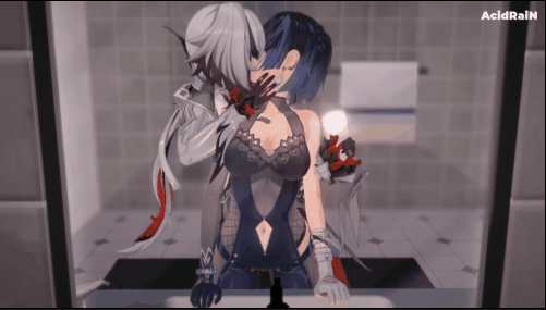 【巨乳 黑丝兔女郎 爆操 喷潮 中出 小马拉大车 扶她】新作-061 Yelan x Arlecchino FUTA【Genshin Impact】 夜來香x阿蕾奇诺sex-第2张图片-萌站