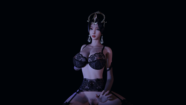 【3D动画】 [VAM] 柳神黑丝情趣 大奶黑丝内衣 上位骑乘乳摇榨精 [525M]-第1张图片-萌站