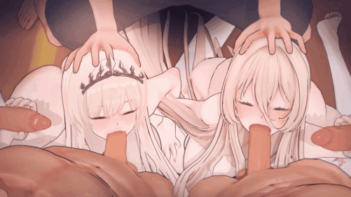 【巨乳 白丝 口交 吞精 手交 前后夹击 群P 爆操 中出】新作-💕比翼成双，双喜临门💕 『 伴尔维_舰装-怨仇-碧蓝航线-Azur Lane』-第4张图片-萌站