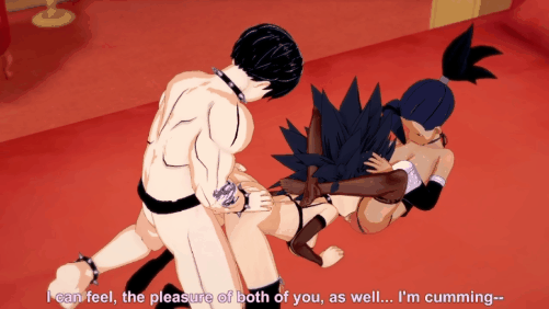 【巨乳 黑丝 舔穴 口交 吞精 爆操 喷潮 中出】新作-ドラゴンボール超スーパ Caulifla and Kale 3some sex-第5张图片-萌站