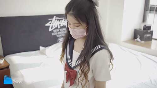 【超极品❤️推荐】白虎萝莉『小七软同学』我的妹妹真的超可爱，JK长筒白袜 纯欲系少女 长发及腰蜜桃臀 粉嫩无毛小嫩逼-第4张图片-萌站