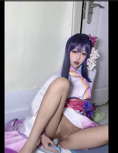 清纯可爱雷电影cos，自慰喷水-第1张图片-萌站