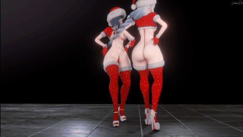 【巨乳 丝袜 跳舞 乳摇 腰振】新作-Shenhe x Yelan - Abracadabra-第1张图片-萌站