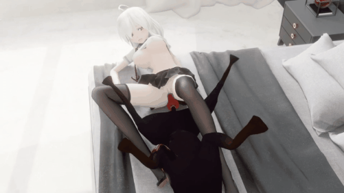 【巨乳 黑丝 兽交 后入 爆操 口交 吞精】新作-(84)dog fuck jk弱音2-第4张图片-萌站