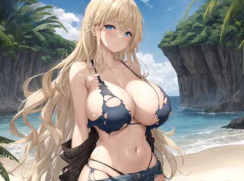 被独自在孤岛生活三年的巨乳美女捡到了~耐不住寂寞的她和我中出造娃~ 【雛菊やよい】-第3张图片-萌站