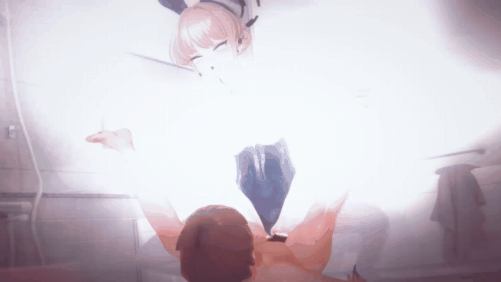【巨乳 白丝兔女郎 口交 小马拉大车 爆操 爆射 喷潮 中出】新作-27 （定制）飞鸟马时 小马开大车（NTR⚠️）-第9张图片-萌站