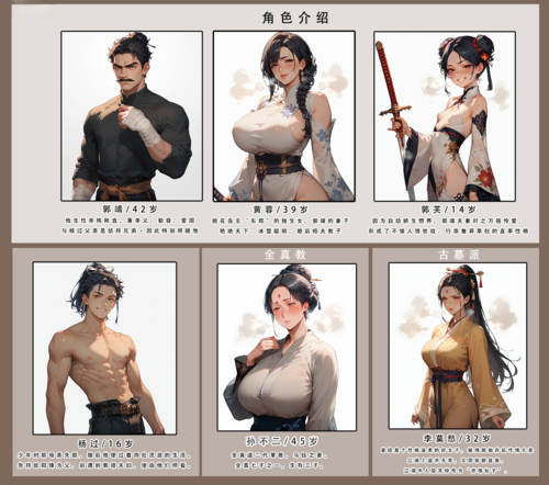 [Lsp集合所][AI][3D] 神雕淫传-黄蓉篇-第1张图片-萌站