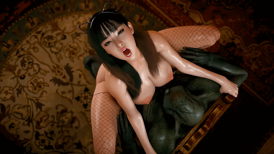 [3D动画] VAM新作：密室调教 超顶白嫩尤物绿皮兽人爆肏中出-第4张图片-萌站