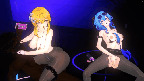 【巨乳 黑丝 爆操 爆射 喷潮 群P 中出】新作-甘雨 & 荧-第18张图片-萌站