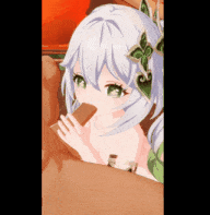 【萝莉 口交 乳交 吞精 前后夹击啊 爆操 中出】新作-（竖屏-配音）香草纳西妲-第11张图片-萌站