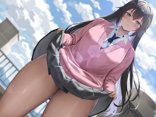 中了穿上胖次就会死的诅咒的女孩~【涼花みなせ】-第1张图片-萌站