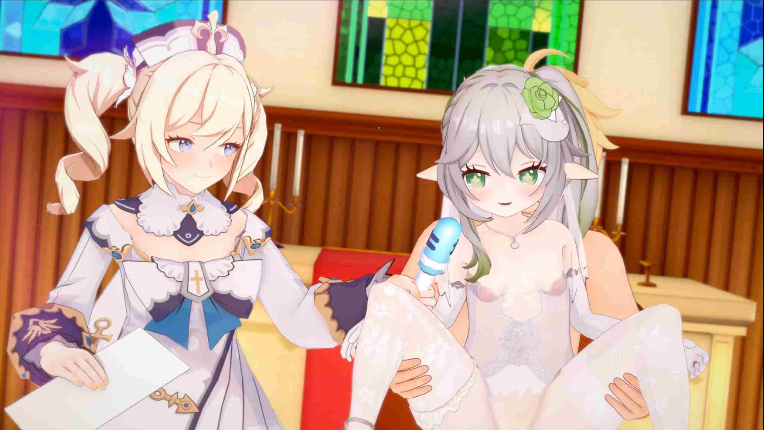 【mmd/中文语音/11分钟/300M】提瓦特的萝莉们的性爱日常 （可莉&纳西妲）-第3张图片-萌站