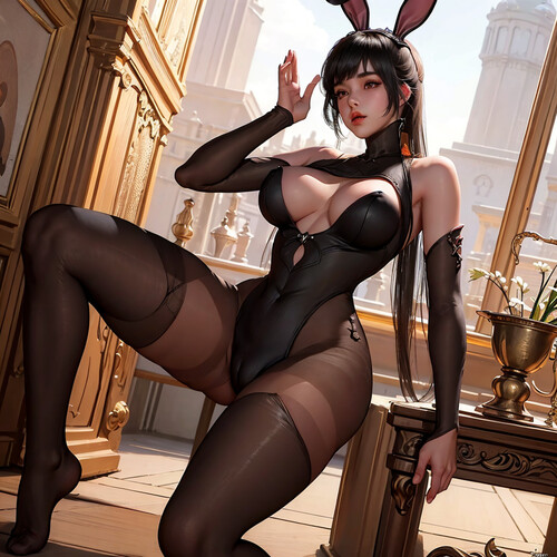 赌场兔女郎+AI-第9张图片-萌站
