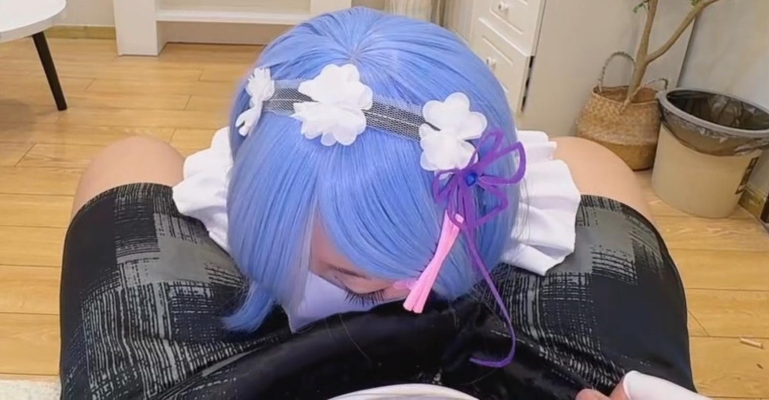 美少女蕾姆被爆操，压着操-第2张图片-萌站