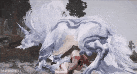 【巨乳 黑丝 手交 足交 马交 爆操 爆射 中出】新作-【skyrim】麒麟麒麟骑 ganyu x kirin-第8张图片-萌站