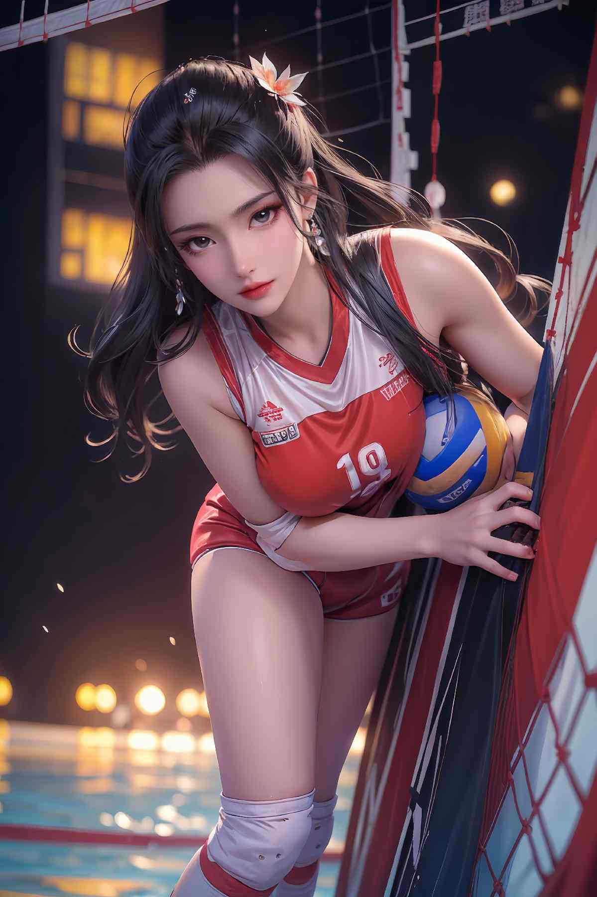 [AI绘画] 暗河传白鹤淮性感比基尼 [130P]-第2张图片-萌站