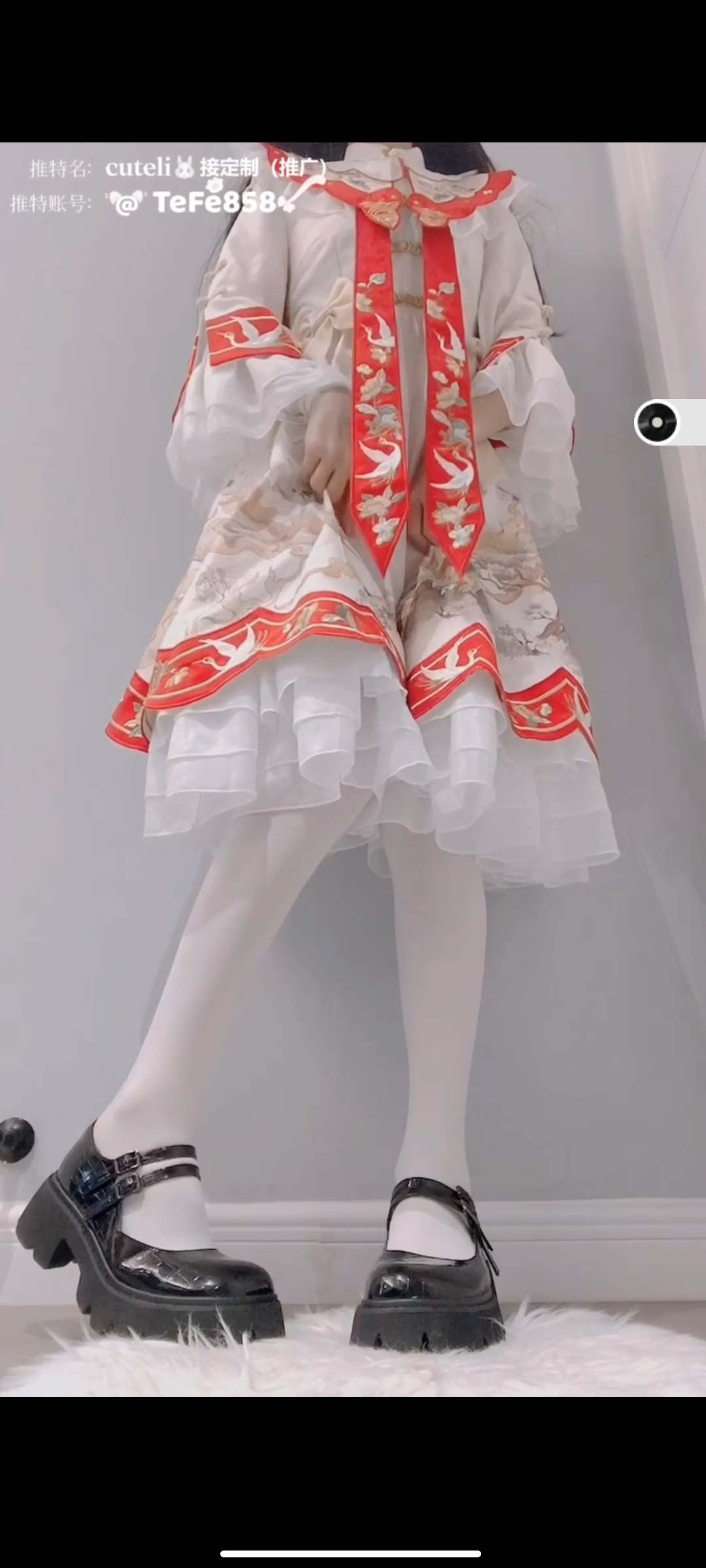 喷水萝莉福利姬cuteli/占星猫，汉服绝美，身材好看，插到喷水-第7张图片-萌站