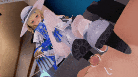 【巨乳 白丝 口交 乳交 吞精 前后夹击 群交 爆操 爆射 中出】新作-【鸣潮】菲比群交涩涩-第6张图片-萌站