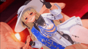 【巨乳 白丝 口交 乳交 吞精 前后夹击 群交 爆操 爆射 中出】新作-【鸣潮】菲比群交涩涩-第7张图片-萌站