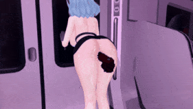 【巨乳 口交 腿交 爆操 爆射 中出】新作-blue archive - A〇o_in train - ブルアカ_A〇oで痴〇プレイ（前編）-第6张图片-萌站