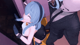 【巨乳 口交 腿交 爆操 爆射 中出】新作-blue archive - A〇o_in train - ブルアカ_A〇oで痴〇プレイ（前編）-第11张图片-萌站