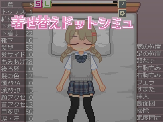 新作[像素互动SLG/睡奸/动态] 换装点阵模拟 着せ替えドットシミュ 生肉版 -第1张图片-萌站