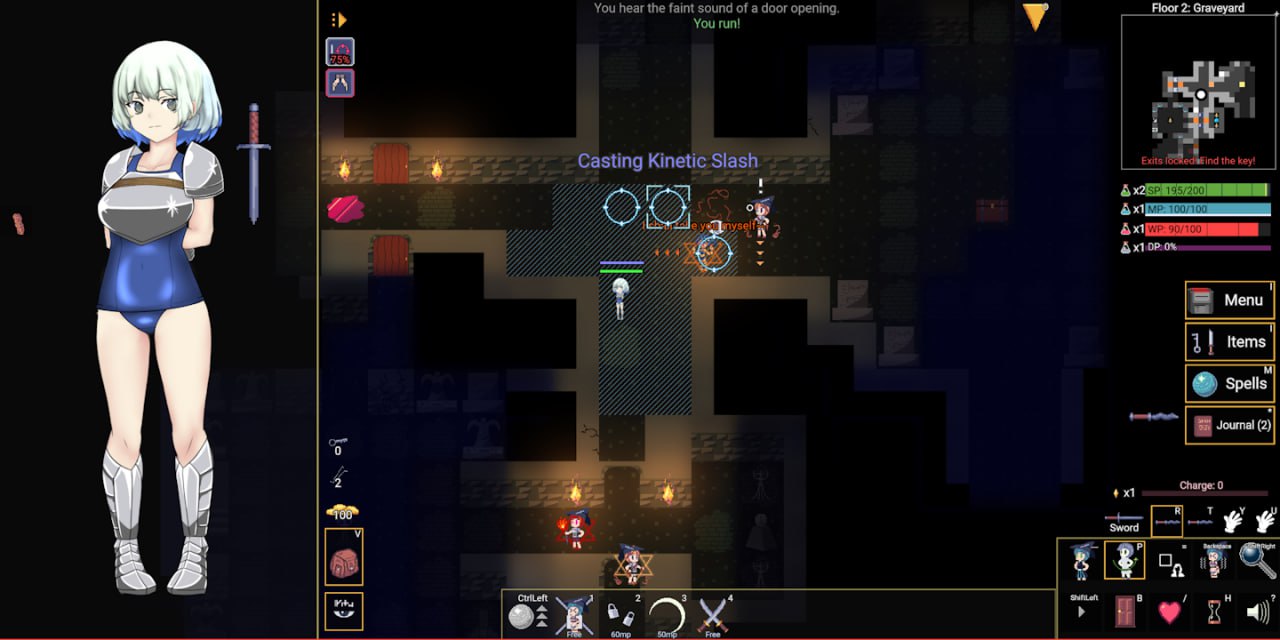 更新[日式SLG/沙盒] 变态地牢 Kinky Dungeon Ver5.4 官方中文版 [550M]-第2张图片-萌站