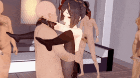 【巨乳 黑丝 口交 吞精 前后夹击 爆操 爆射 喷潮 中出】新作-Haniwas Miniature Garden-chiori-第14张图片-萌站