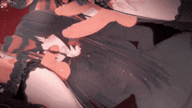 【巨乳 黑丝 扶她 口交 兔女郎 三洞齐入 爆操 爆射 中出】新作-时崎狂三的自交淫趴-第3张图片-萌站