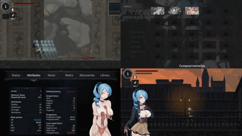 B-flat新作/横版战斗/异种奸/无修/动态] La Vitalis : 永恆的欠損 Beta 0.05 PC-第2张图片-萌站