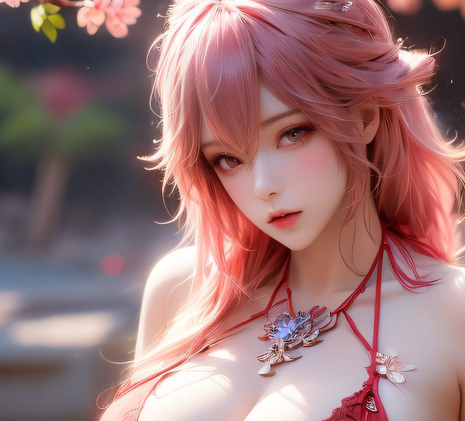 【图包】八重神子高清比基尼118（性感素）-第2张图片-萌站