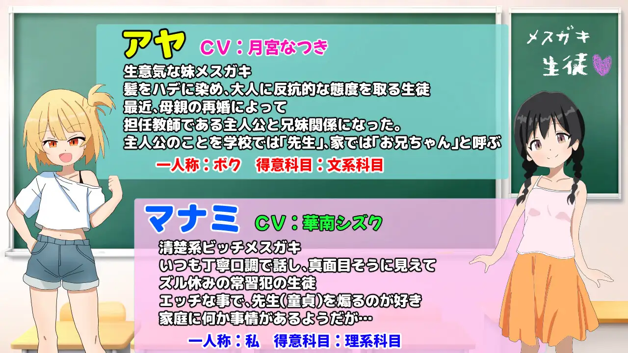 [养成SLG/萝莉雌小鬼] 雌小鬼课堂 メ○ガキ授業! 雌小鬼课堂！V2.00 DL官方中文版 [930M]-第2张图片-萌站