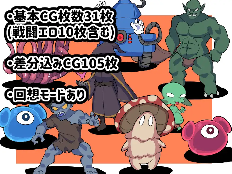 【RPG/PC/异种/战斗H/褐皮晒痕】新米冒険者がえっちな目にあうゲーム-第4张图片-萌站