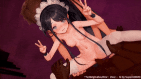 【萝莉 白丝 女仆 乳交 口交 骑乘 爆操 爆射 喷潮 中出】新作-【AIMMD】天童爱丽丝！Tendou Alice - Blue Archive - Luvoratorrrrry!-第9张图片-萌站