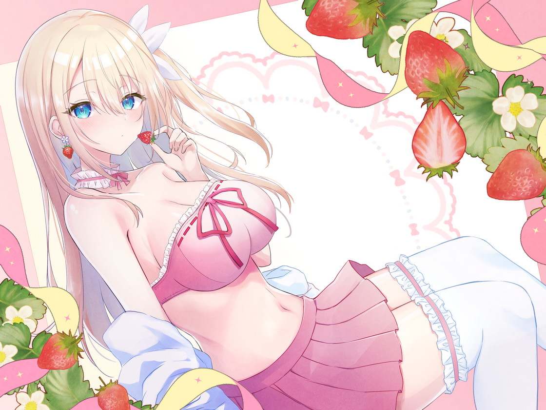 RJ01322255【山田じぇみ子】【KU100】スイーツスイートParfait Life♪いちごとあまあま&〇リ巨乳ボディじぇらーてぃえっち♪-第1张图片-萌站