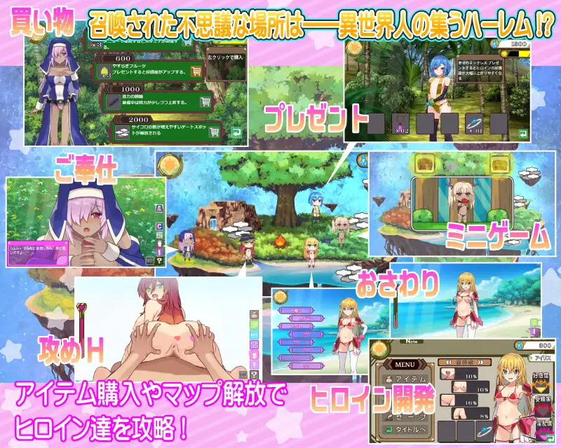 【RPG/PC/中出/后宫/野外/怀孕/触摸/生肉/3G】ハーレムロンド-第5张图片-萌站