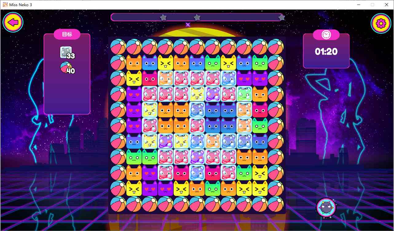 PC经典益智消消乐（猫小姐）中文版。818MB（全动态回想）-第1张图片-萌站