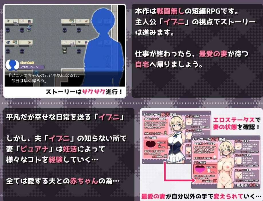 [日式探索RPG/NTR寝取] 精灵新妻正在备孕中 新妻エルフさんは妊活中 AI汉化版+存档 [980M]-第2张图片-萌站